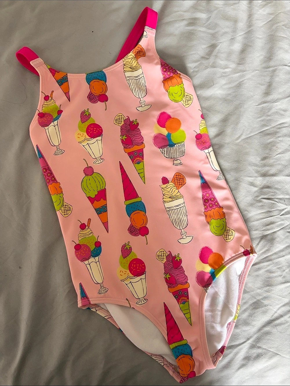 Mini Boden Cross-Back Swimsuit